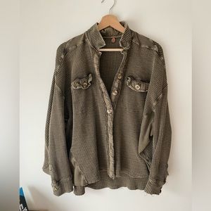 RARE FREE PEOPLE ONE SCOUT SHACKET
